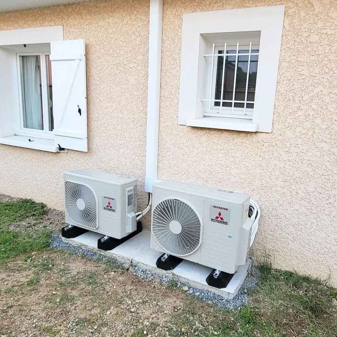 Installation climatisation mono-split et d'un tri-split chez un particulier